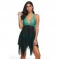 Female Plus Size Swimdress 5XL Women Push-up Beach Dress Polka Dot Bathing Suit