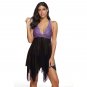 Women Push-up Beach Dress Polka Dot Bathing Suit Female 3XL Big Size Mesh Swimwear