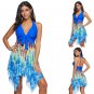 Big Size Beach Dresses Digital Printed Bathing Suit Summer Female Cover-ups