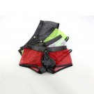Penis Pouch Underwear Black PVC Boxers Sissy Mesh Trunks Erotic Faux Leather Shorts