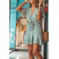 Fashion Women Break Clothes Spring Plus Size XXL Streetwear Short Petal Sleeve Chic Mini Dress