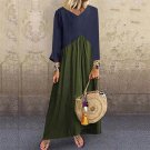 Fashion Long Sleeve Casual Streetwear Plus Size XXL Vestido Autumn Kleid Loose Robe