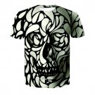 Novelty Women 3D Printed Casual Shirts Short Sleeve Delusion Print Tops