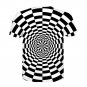 Short Sleeve Misconception T-Shirts For Men Geometric Plus Size 3XL Streetwear