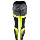 Digital Print Fitness Trousers High Waist Sport Wear Ladies Honeycomb Yoga Leggings