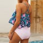 Fashion Gravida Tankinis Floral Printed Swimwear Female Bathing Suits Spaghetti Straps Beachwear