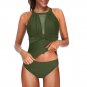 Women Mesh Tankinis 50% Female Bathing Suits Summer Beach Resort wear