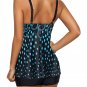 Women Digital Print Tankinis Female V-neck Bathing Suits Summer Beach Resort Wear
