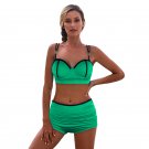 Plus Size 2XL Female Padded Bathing Suits Sexy Beachwear High Waist Swimming Wear