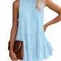 Summer Bohemia Vintage Shirts Lady Loose Blouses Sleeveless European Female Fashion Long Tops