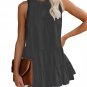 Summer Bohemia Vintage Shirts Lady Loose Blouses Sleeveless European Female Fashion Long Tops