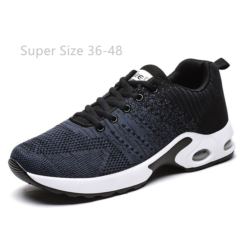 Super Size Running Shoes MD Sole Plus Size Mesh Sneakers PU Air Cushion ...