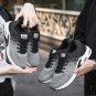 Super Size Running Shoes MD Sole Plus Size Mesh Sneakers PU Air Cushion Outdoor Couple Sport Shoes