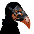 Doctor Costume Props Scary Leather Plague Bird Headgear PU Medieval Mardi Gras Mask