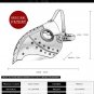 Plague Doctor Headgear PU Medieval Masquerade Mask Bird Beak Masks Steampunk Face Guard