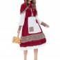 Little Red Riding Hood Costumes Mardi Gras Fairy Tale Fancy Dresses Classic Carnival Cosplay Outfits