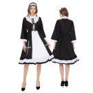 Carnival Japaness Maid Fancy Dress Halloween Outfits Female Nun Cosplay Theme Costume