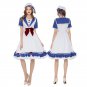 Halloween Fancy Dresses Female Sailor Cosplay Costume Carnival Navy Outfits