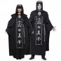 Carnival Vampire Robe Unisex Halloween Witch Costume Haunted Outfits Cosplay Devil Mage Uniform