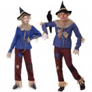 Male Medieval Scarecrow Costume Carnival Fairy Tale Theme Costume Mardi Gras Cosplay Clothing