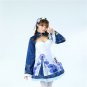 Japaness Anime Ram Theme Costume Rem Cheongsam Carnival Dress Women Mardi Gras COS Lolita Uniform