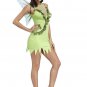 Halloween Nymph Theme Costume Carnival Fairy Tale Uniform American Anime Green Elf Dress