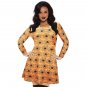 Halloween Fall Streetwear Long Sleeve Break Clothes Loose Autumn Skater Dress