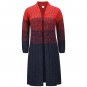 Winter Knitted Sweaters For Women Striped Long Sleeve Wool Coat
