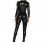 PU Patent Leather Catsuit Sexy Stage Cosplay Costume PVC Jumpsuit For Women PQ6783B