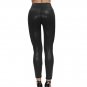 Steampunk PVC Trousers Faux Leather Wetlook Club Pants For Women