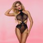Sexy Mesh Teddies Lingerie Women Embroidery Sleepwear PQ7532