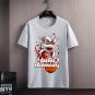Lion Dance Cartoon Printing T-shirt Plus Size Fashion Tee Trend Casual T Shirt