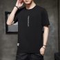 Solid Color T-shirt Trend Casual Cotton T Shirts Men's Summer Streetwear