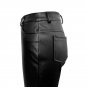 Black Sexy Faux Leather Pants for Women PU Hight Waist Trousers