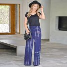 Fashion Tie Dyed Wide Leg Pants For Women Chic Summer Streetwear