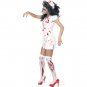 Horror Nurse Masquerade Costumes Women Halloween Fancy Dresses Carnival Cosplay Uniform