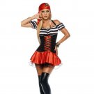 Sexy Carnival Cosplay Pirate Costume Women Halloween Fancy Dress PQ80399