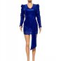 Black Sequin Mini Dresses Women Long Sleeve Sexy Club Dress PQ1127A