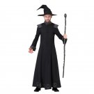 black classic sorcerer Costume Halloween prophet Uniform demon Outfit PQ86582