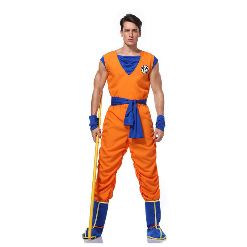 Anime Dragon Ball Sun Wukong practice suit Goku cosplay stage suit PQ25455
