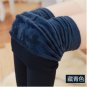 Solid Color Thermal Leggings Winter For Women Thickened Fleece Leggings