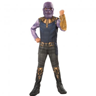 Child Thanos COS Costume Boys Hero Jumpsuit Kid Superhero Uniform Cosplay Fancy Dress