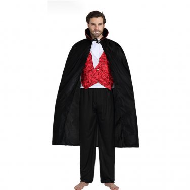 Vampire Cosplay Outfit Halloween Party Performance Costume Demon Cos Masquerade Uniform