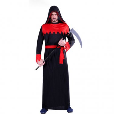 Grim Reaper Cosplay Costume Halloween Death Outfit Performance Demon Cos Masquerade Uniform