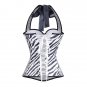 Zebra Printed Overbust Corselet Women Sexy Halter Corset PQ7376