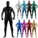 Faux Leather Fetish Zentai Plus Size Carnival Catsuit PU Funny Uniform Horror Movie Cosplay Jumpsuit