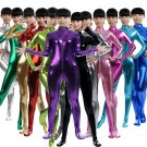 Faux Leather Catsuit For Women Carnival Stage Costume Female Halloween Zentai Funny Uniform