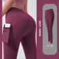 Bubble Butt Fitness Pants With Side Pocket For Women Activewear High Waist Running Outfit