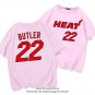 Jimmy Butler Cotton T-shirt For Women Miami Heat Fan Tops 8th Seed Upset Basketball Streetwear
