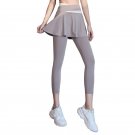 Sexy Yoga Leggings with Skirt For Women Yoga Outfit Solid Color Fitness Supplies MK033